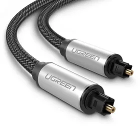   Ugreen Toslink Audio optikai kábel, fonott alumínium, 3m (ezüst)