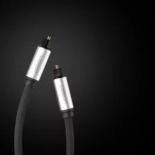 Ugreen Toslink Audio optikai kábel, fonott alumínium, 3m (ezüst)-6957303815418 2 kép