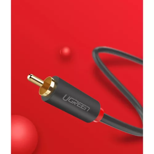 Ugreen 2x RCA (Cinch) - 2x RCA (Cinch) AV104 kábel 1m (fekete)-6957303837472 4 kép