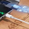 Ugreen US264 USB-C - USB-C kábel, 60W, 0.5m (fehér)-6957303865178 5 kép