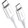 Ugreen US264 USB-C - USB-C kábel, 60W, 2m (fehér)-6957303865208 1 kép