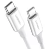 Ugreen US264 USB-C - USB-C kábel, 60W, 2m (fehér)-6957303865208 1 kép