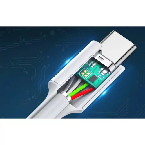 Ugreen US264 USB-C - USB-C kábel, 60W, 2m (fehér)-6957303865208 6 kép