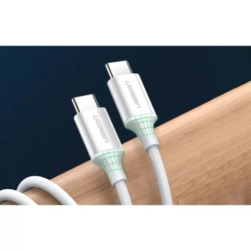 Ugreen US264 USB-C - USB-C kábel, 60W, 2m (fehér)-6957303865208 7 kép