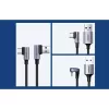 Ugreen US176 USB - USB-C kábel, 90 fokban döntött, 3A, 2m (fekete)-6957303828579 4 kép