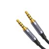 Ugreen AV183 Mini jack kábel 3.5 mm TRRS, AUX, 2m (fekete)-6957303827824 2 kép