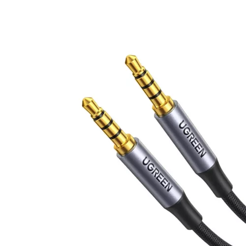 Ugreen AV183 Mini jack kábel 3.5 mm TRRS, AUX, 2m (fekete)-6957303827824 2 kép