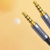 Ugreen AV183 Mini jack kábel 3.5 mm TRRS, AUX, 2m (fekete)-6957303827824 5 kép