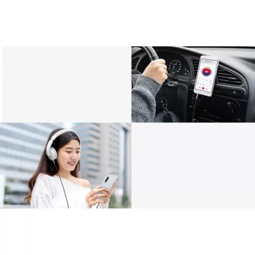 Ugreen AV183 Mini jack kábel 3.5 mm TRRS, AUX, 2m (fekete)-6957303827824 6 kép