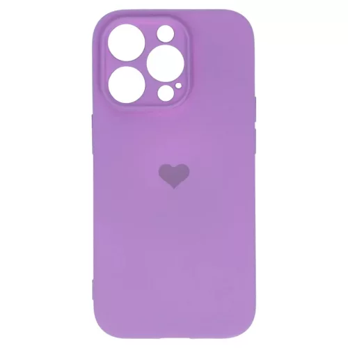 iPhone 14 Plus Vennus szilikon tok szív mintával lila-5900217962366 1 kép