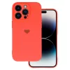 iPhone 14 Plus Vennus szilikon tok szív mintával korall-5900217962397 2 kép