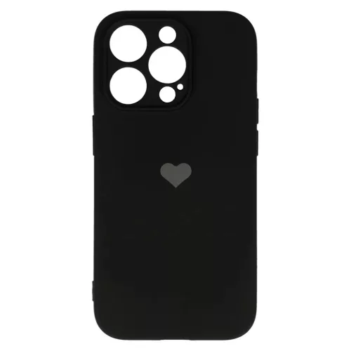 iPhone 14 Pro Max Vennus szilikon tok szív mintával fekete-5900217962281 3 kép
