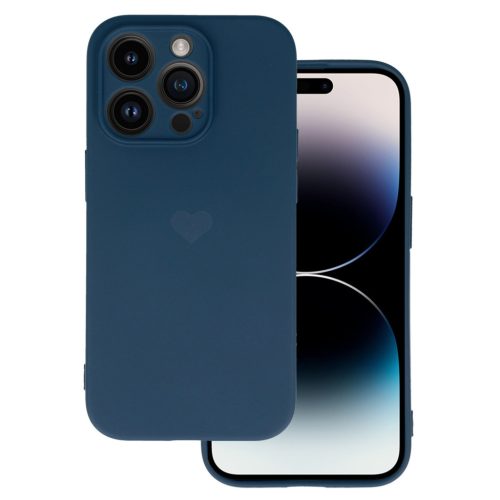 Xiaomi Redmi 10C Vennus szilikon tok szív mintával tengerészkék-5900217963011 7 kép