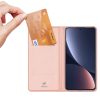 Xiaomi 13 Dux Ducis Skin Pro Öko Bőr fliptok rózsaszín-6934913031636 3 kép