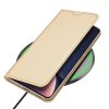 Xiaomi 13 Dux Ducis Skin Pro Öko Bőr fliptok arany-6934913031643 3 kép