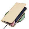Xiaomi 13 Dux Ducis Skin Pro Öko Bőr fliptok arany-6934913031643 3 kép