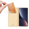 Xiaomi 13 Dux Ducis Skin Pro Öko Bőr fliptok arany-6934913031643 6 kép