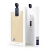 Xiaomi 13 Pro Dux Ducis Skin Pro Öko Bőr fliptok arany-6934913031681 9 kép