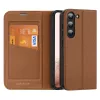 Samsung Galaxy S23 Plus Dux Ducis Skin X2 mágneses fliptok barna-6934913031445 2 kép