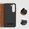 Samsung Galaxy S23 Plus Dux Ducis Skin X2 mágneses fliptok barna-6934913031445 10 kép