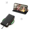 Samsung Galaxy S23 Plus Dux Ducis Hivo fliptok RFID blokkoló fekete-6934913031759 6 kép