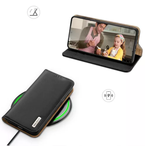 Samsung Galaxy S23 Plus Dux Ducis Hivo fliptok RFID blokkoló fekete-6934913031759 6 kép