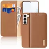 Samsung Galaxy S23 Plus Dux Ducis Hivo fliptok RFID blokkoló barna-6934913031766 2 kép