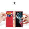 Samsung Galaxy S23 Ultra Dux Ducis Hivo fliptok RFID blokkoló piros-6934913031803 3 kép