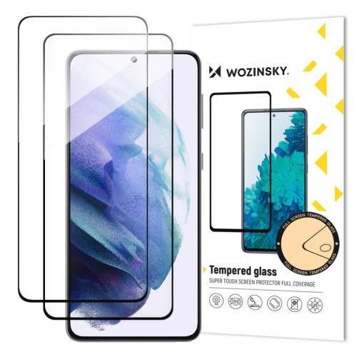 Samsung Galaxy S23 Wozinsky Super Durable Full Glue Üvegfólia fekete-9145576269497 8 kép