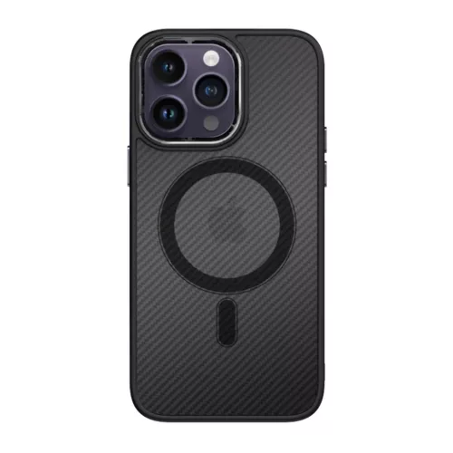 iPhone 14 Plus Magnetic Carbon tok fekete (Magsafe kompatibilis)-5900217960768 10 kép
