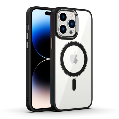 iPhone 14 Pro Magnetic Clear tok átlátszó (Magsafe kompatibilis)-5900217960836 11 kép