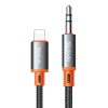 Mcdodo CA-0780 Lightning - 3.5mm AUX mini jack kábel, 1.2m (fekete)-6921002607803 1 kép