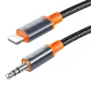 Mcdodo CA-0780 Lightning - 3.5mm AUX mini jack kábel, 1.2m (fekete)-6921002607803 2 kép