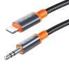 Mcdodo CA-0780 Lightning - 3.5mm AUX mini jack kábel, 1.2m (fekete)-6921002607803 3 kép