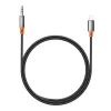 Mcdodo CA-0780 Lightning - 3.5mm AUX mini jack kábel, 1.2m (fekete)-6921002607803 3 kép
