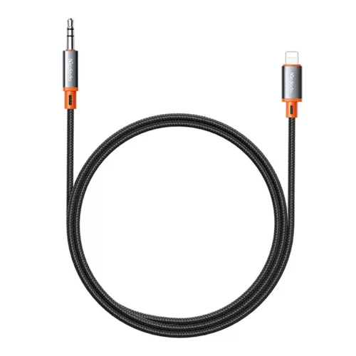 Mcdodo CA-0780 Lightning - 3.5mm AUX mini jack kábel, 1.2m (fekete)-6921002607803 3 kép