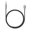 Mcdodo CA-0780 Lightning - 3.5mm AUX mini jack kábel, 1.2m (fekete)-6921002607803 5 kép