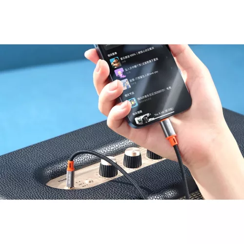 Mcdodo CA-0780 Lightning - 3.5mm AUX mini jack kábel, 1.2m (fekete)-6921002607803 6 kép