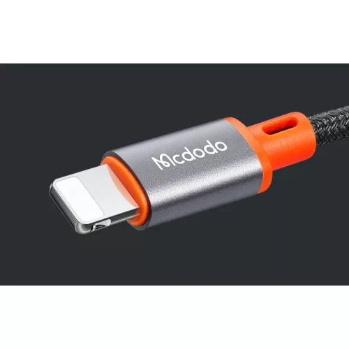 Mcdodo CA-0780 Lightning - 3.5mm AUX mini jack kábel, 1.2m (fekete)-6921002607803 8 kép