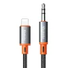 Mcdodo CA-0890 Lightning - 3.5mm AUX mini jack kábel, 1.8m (fekete)-6921002608909 1 kép