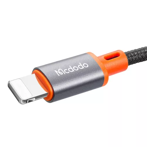 Mcdodo CA-0890 Lightning - 3.5mm AUX mini jack kábel, 1.8m (fekete)-6921002608909 2 kép