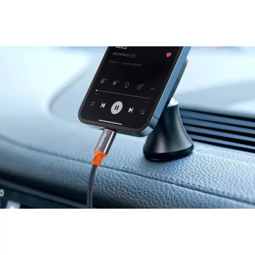 Mcdodo CA-0890 Lightning - 3.5mm AUX mini jack kábel, 1.8m (fekete)-6921002608909 7 kép