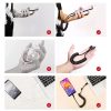 Spirál USB - Micro USB kábel 2A 1m fekete-5900217972075 2 kép