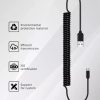 Spirál USB - Micro USB kábel 2A 1m fekete-5900217972075 4 kép