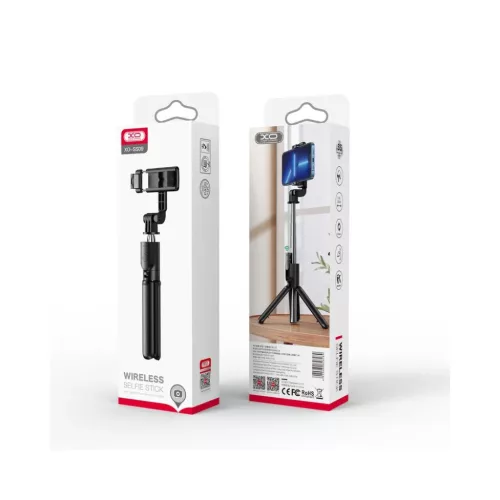 XO selfie stick Bluetooth állvány SS09 fekete-6920680828289 5 kép