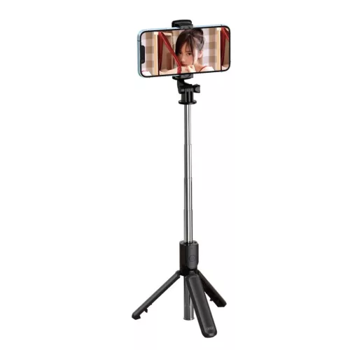 XO selfie stick Bluetooth állvány SS09 fekete-6920680828289 6 kép