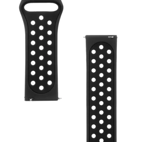 Tactical 234 Double szilikon óraszíj 22mm fekete-8596311070167 3 kép
