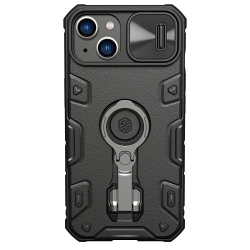iPhone 14 Nillkin CamShield Armor Pro tok MagSafe kompatibilis fekete-6902048248779 3 kép