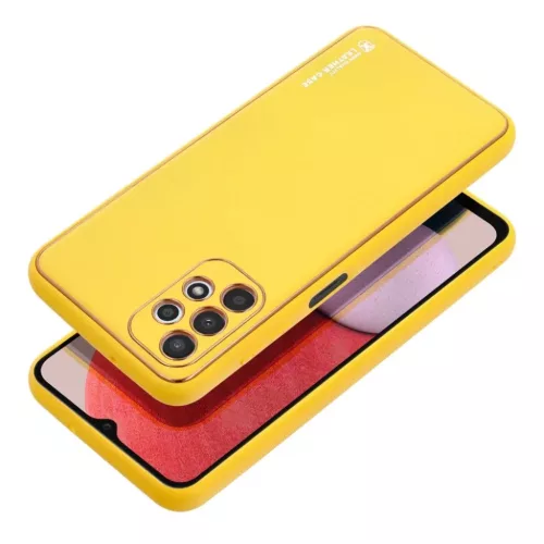 Samsung Galaxy A13 5G/A04S Forcell Leather tok sárga-5903396142550 5 kép