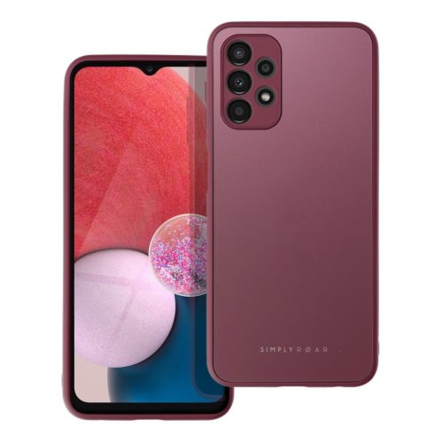 Samsung Galaxy A13 4G Roar Matt Glass tok bordó-5903396167423 9 kép